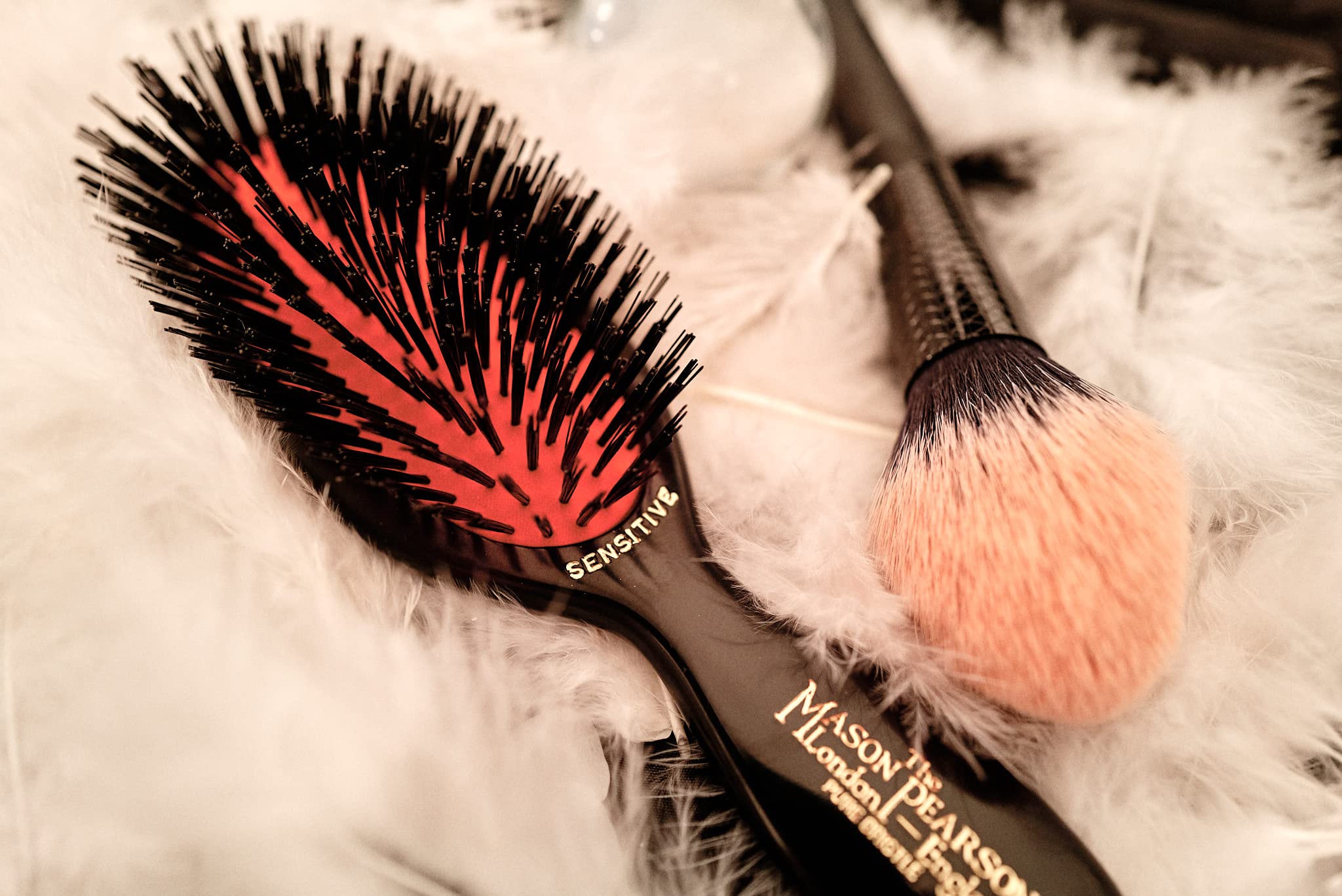 Mason Pearson SB4 Pure Bristle Pocket Sensitive Hair Brush - Dark