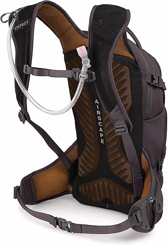Miniatura 7 de Osprey Raven 14L - Mochila de ciclismo para mujer con depósito hidráulico, color gris Space Travel