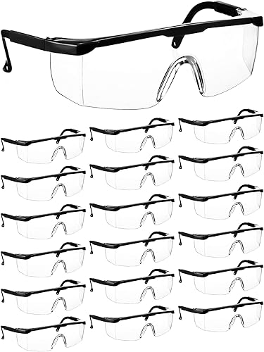 Frienda Gafas de seguridad negras Gafas protectoras Gafas para el lugar de trabajo industrial (24)