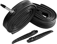 FANSPRO 2-Pack 700x28-32c Road Bike Inner Tubes, 60mm Presta Valve, Premium Butyl Rubber with 2 Tire Levers