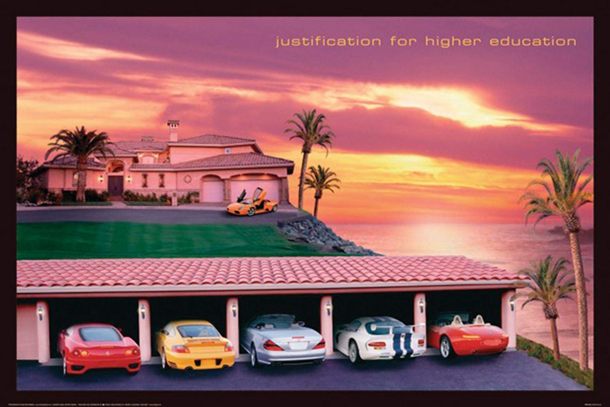Close Up JUSTIFICATION FOR HIGHER EDUATION POSTER (91,5cm x 61cm)