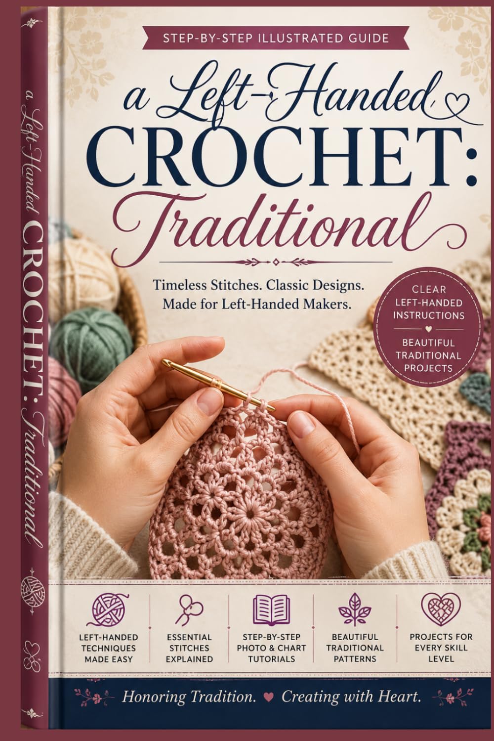 Afghan Crochet The Crochet Heritage Treasury: Timeless Patterns, Step-by-Step Techniques, and Beautiful Handmade Creations for Every Skill Level