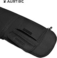 Vista 3 de AUMTISC - Funda blanda para rifle, 41/45/49 pulgadas, bolsa de transporte para escopetas con correa de hombro ajustable para rifles con visor