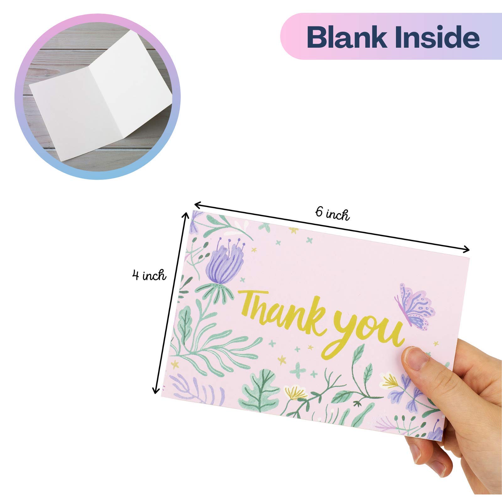 Mr. Pen Thank You Cards, 20 Pack, Thank You Cards with Envelopes