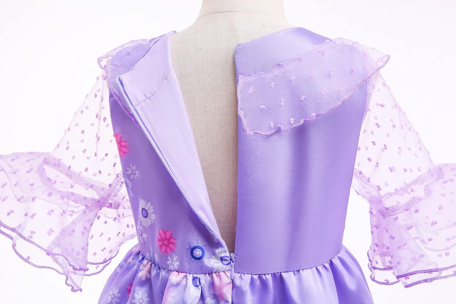 Miniatura 3 de CHXWTEAM Kids Encanto Costume Girls Isabella Magical Princess Dresses Halloween Party Dress Up Suit