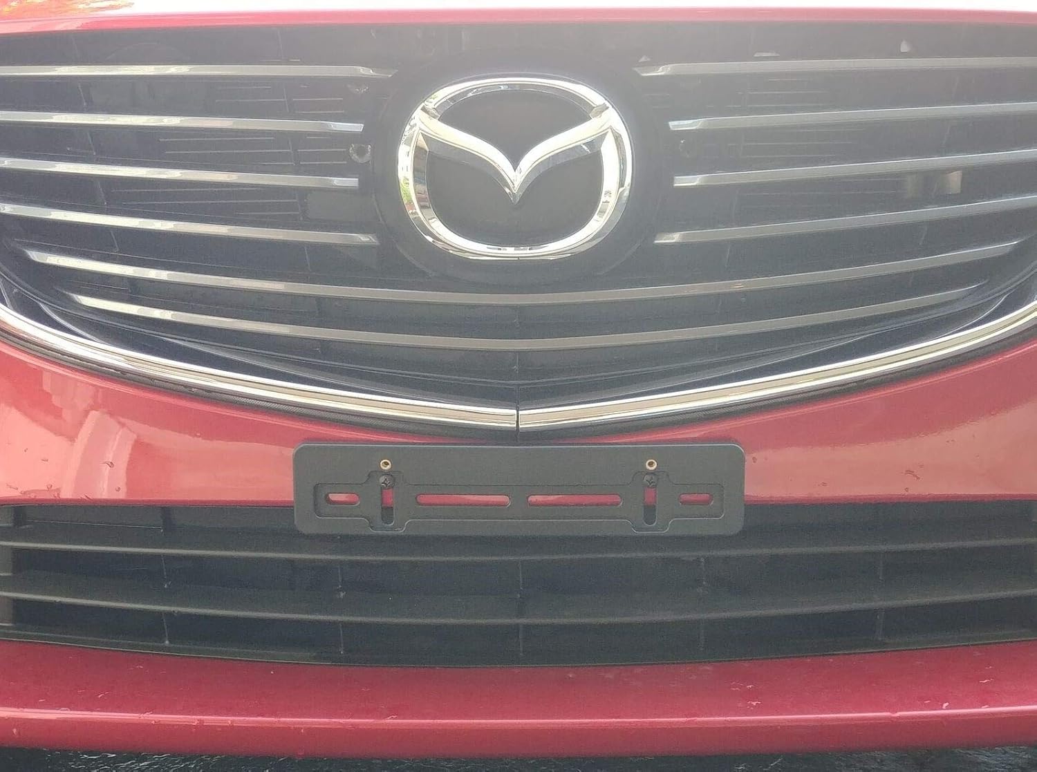 200 Front License Plate Tag Holder Mounting Adapter Bumper Kit Bracket for Mazda (All Models) Quantity Discount (9.45$ to 5.60$)(each with 6 Screws+2 Built In Nuts) – Premium Car Set Accessories (200)