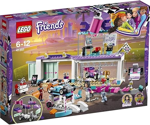 Miniatura 3 de LEGO Friends 41351 - Juego de construcción para talleres de personalización de kart