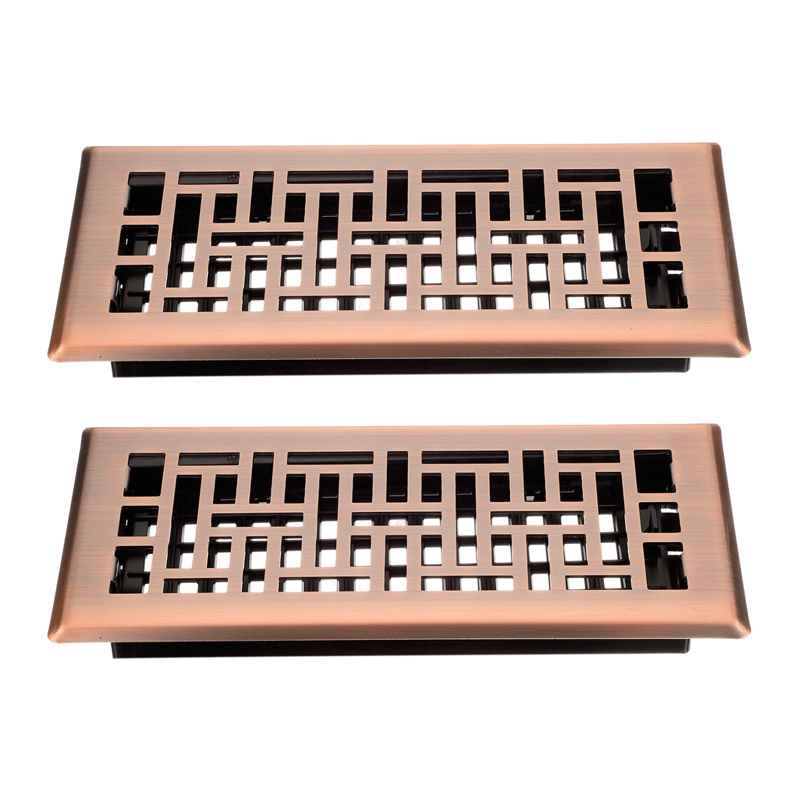 Grille d'aération décorative en acier au carbone robuste et élégante finition bronze huilé