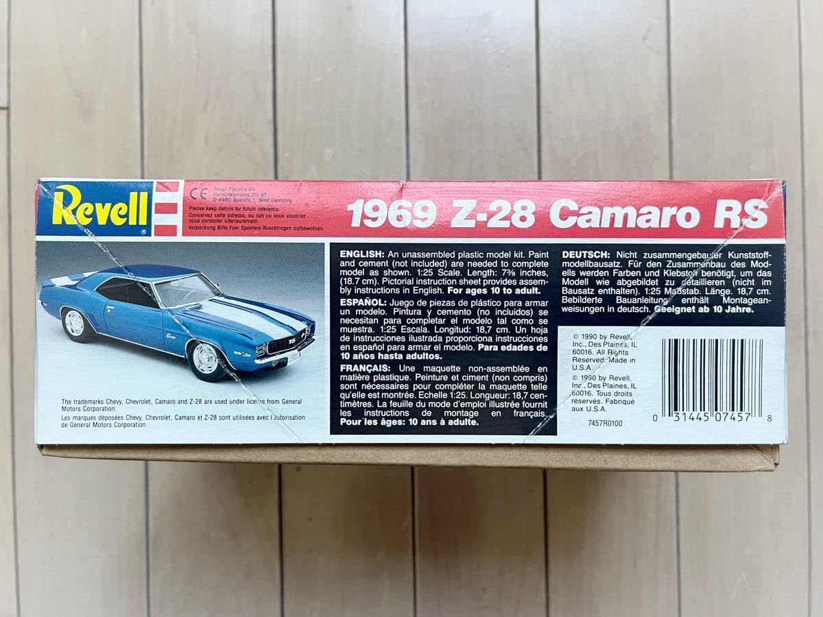 Amazon.co.jp: Revell 1/25 プラモデル 1969 Z-28 Camaro RS シボレー 