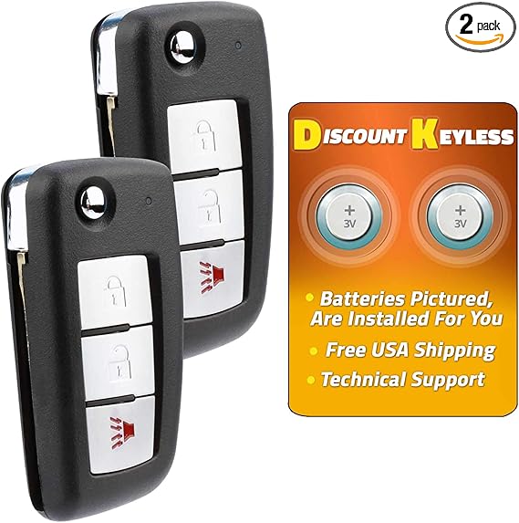 Relays Keyless Entry SELEAD Flip Key Fob 2pcs Keyless Entry Remote with