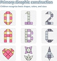 Vista 7 de Juego de azulejos magnéticos para automóvil, camión de juguete con imanes más fuertes, autos educativos con enganche reforzado y cama larga para 40