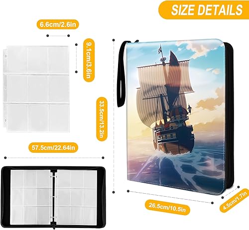 Miniatura 8 de Carpeta de tarjetas Trading YGO, se adapta a 900 tarjetas coleccionista de tarjetas, con 50 fundas extraíbles, juguetes regalos para niños y niñas