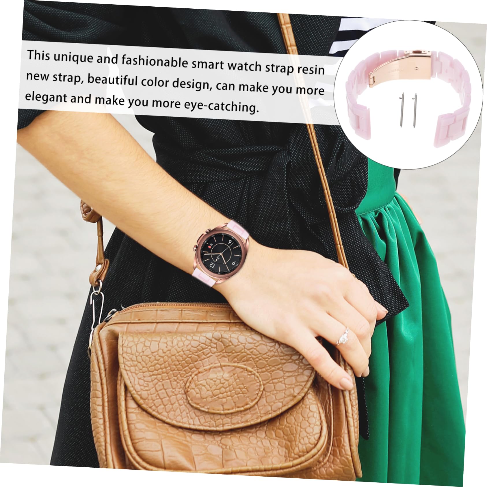 Bracelet De Montre Résine Compatible Avec Montre Bracelet De Remplacement Accessoires
