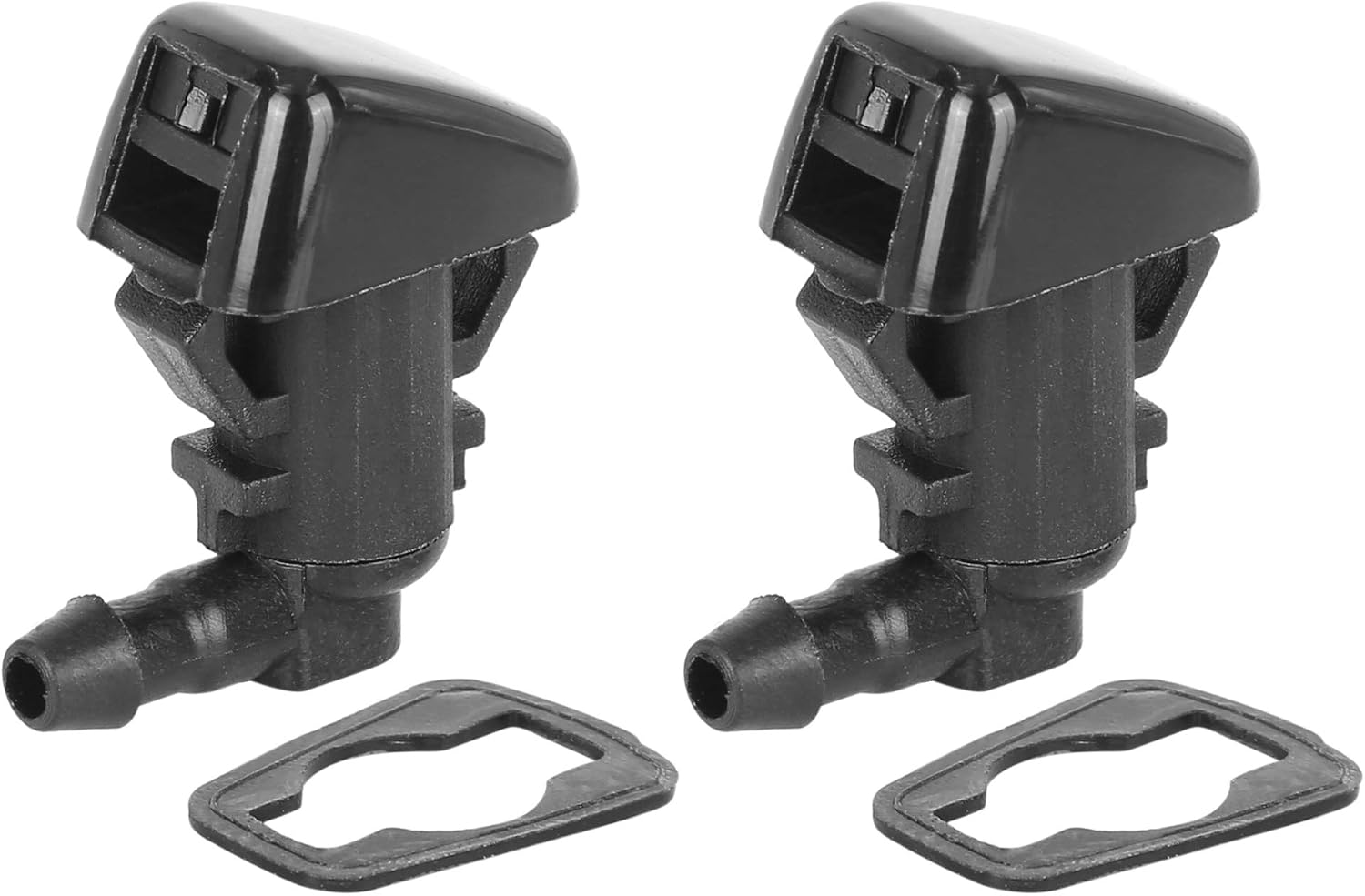 X AUTOHAUX 2pcs BT4Z-17603-A Windshield Washer Nozzle Jet Spray Single Hole for Ford Edge 2011-2015 for Lincoln MKX 2011-2015