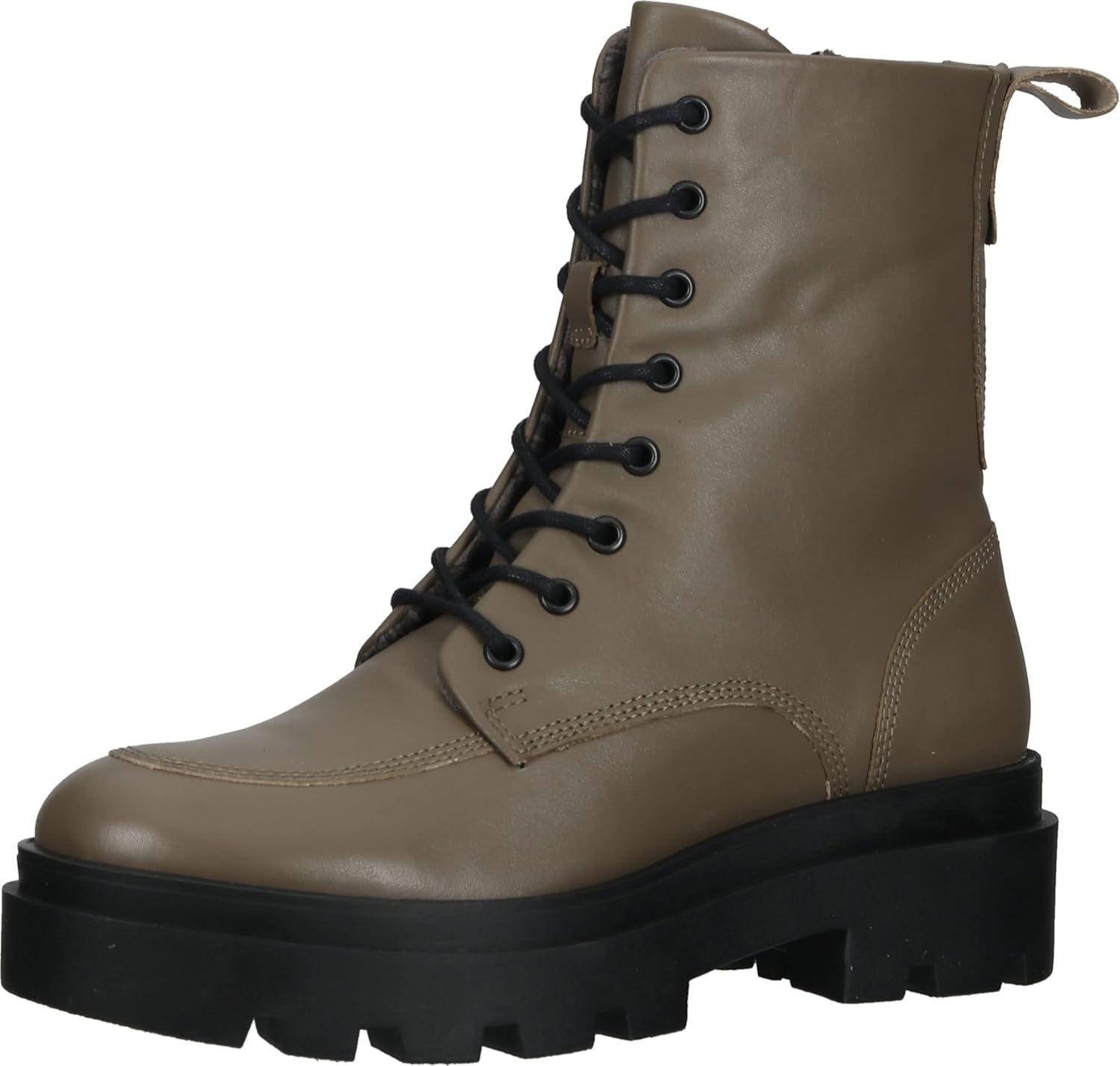 Fly London Women's Combat Boot, Taupe, 7