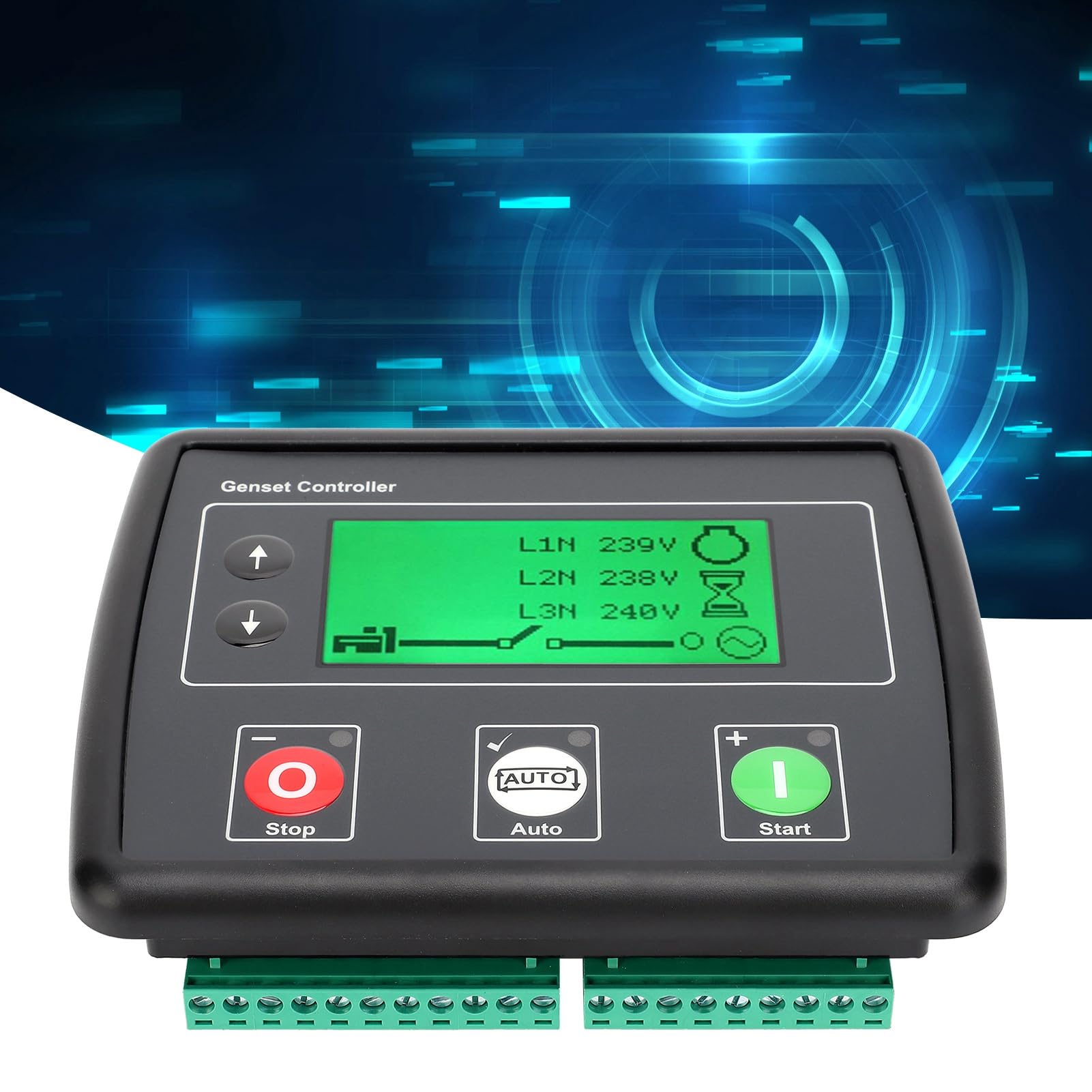 Generic Controlador de Falla de Red Automática DSE4520, Módulo de Control de Generador Diésel de Arranque Automático para Suministros Industriales