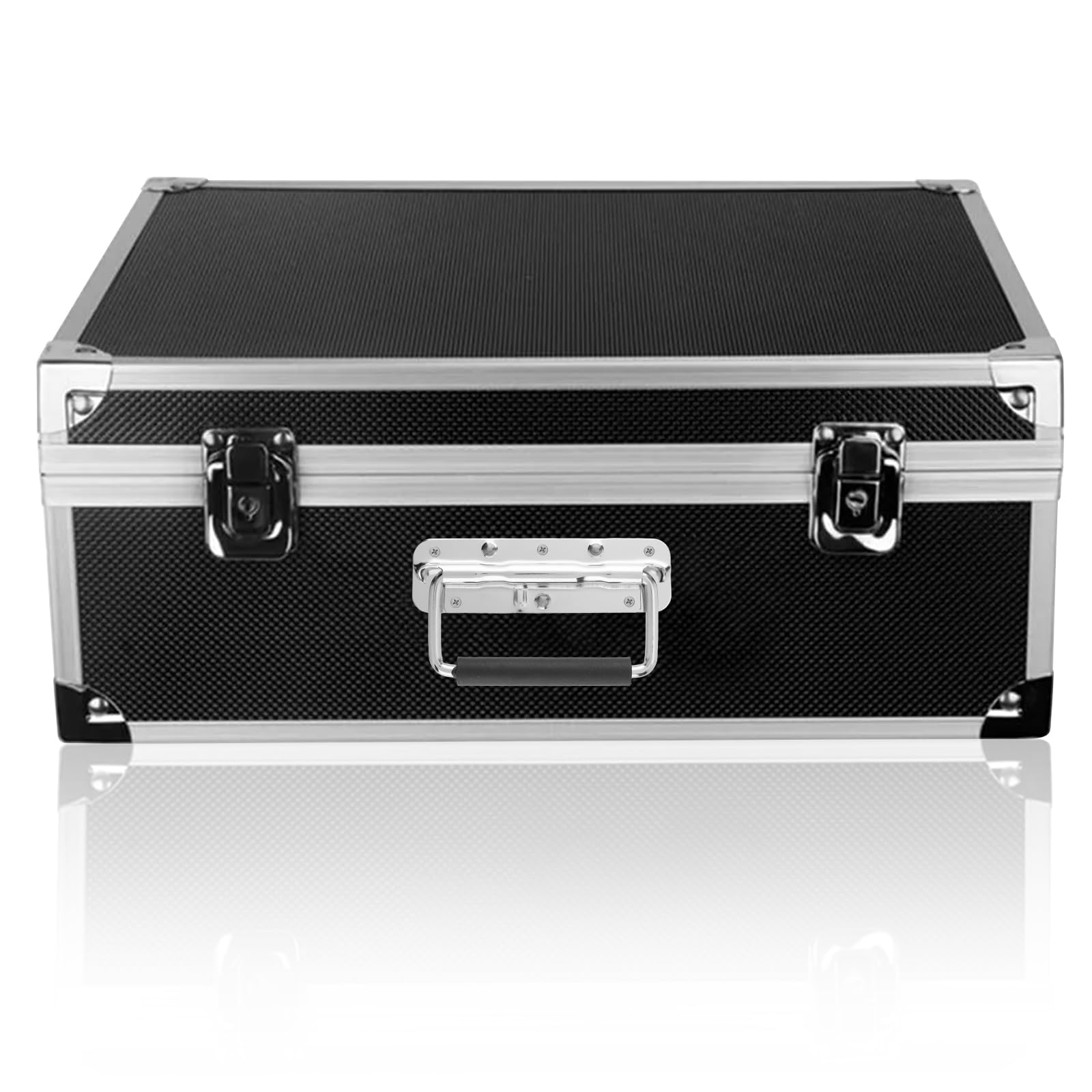8 unidades de asas plegables, asa de transporte, asa de transporte con resorte, asa plegable, asa de metal, asas plegables para cajas, maletín de herramientas, maleta, 140 x 40 mm, hierro,