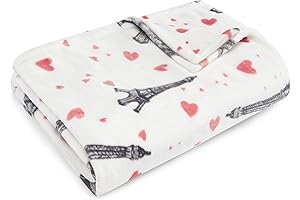 Plush Throw Blanket: Cozy Up with Parisian Chic