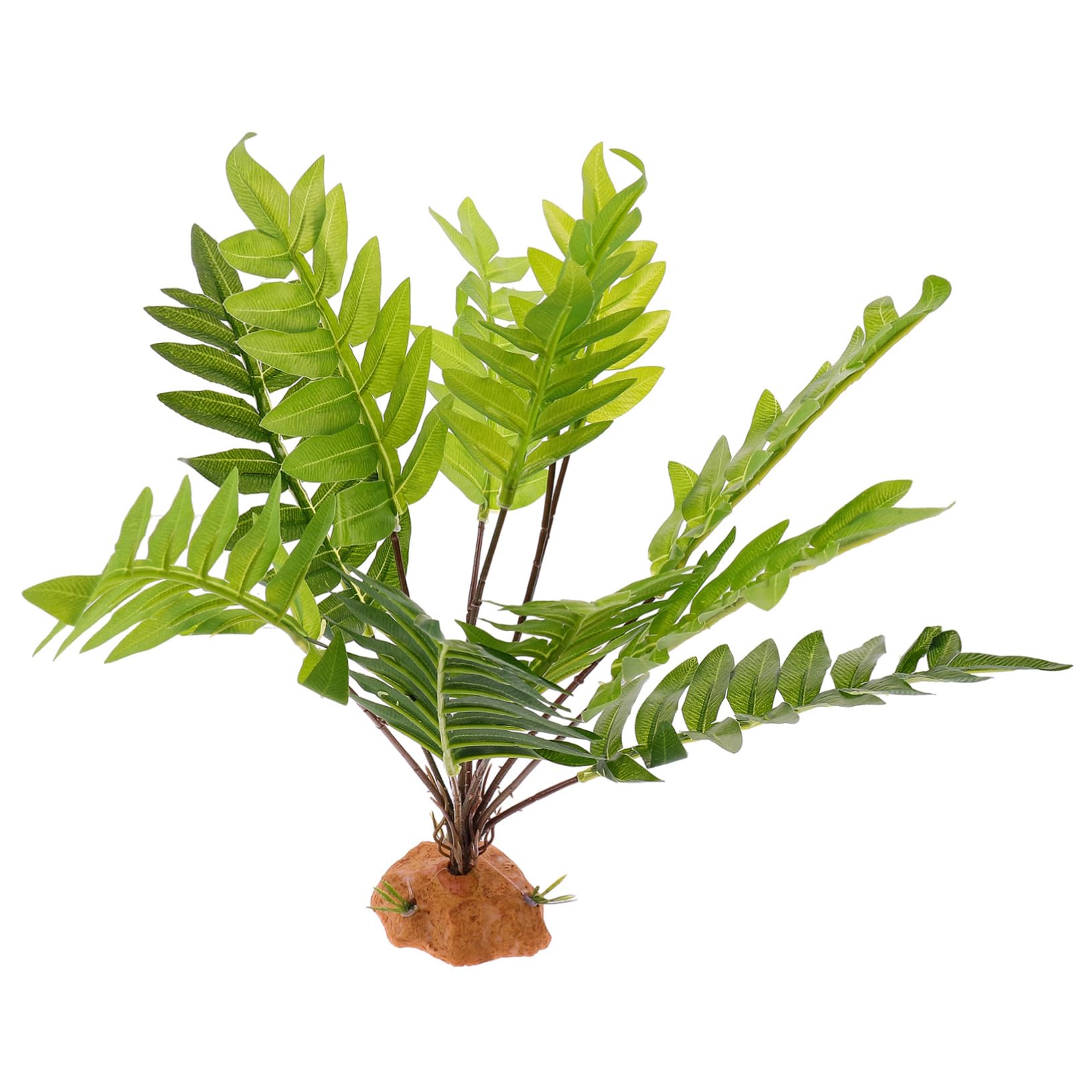 Hemoton Reptile Plant Habitat Decor Vivid Artificial Plant for Lizard Tank Durable Terrarium Decoration for Snakes Geckos and Amphibians Enhances Tank Aesthetics