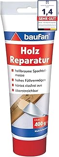 Baufan Holz Reparaturspachtel, naturbraun, 400 g, transparent