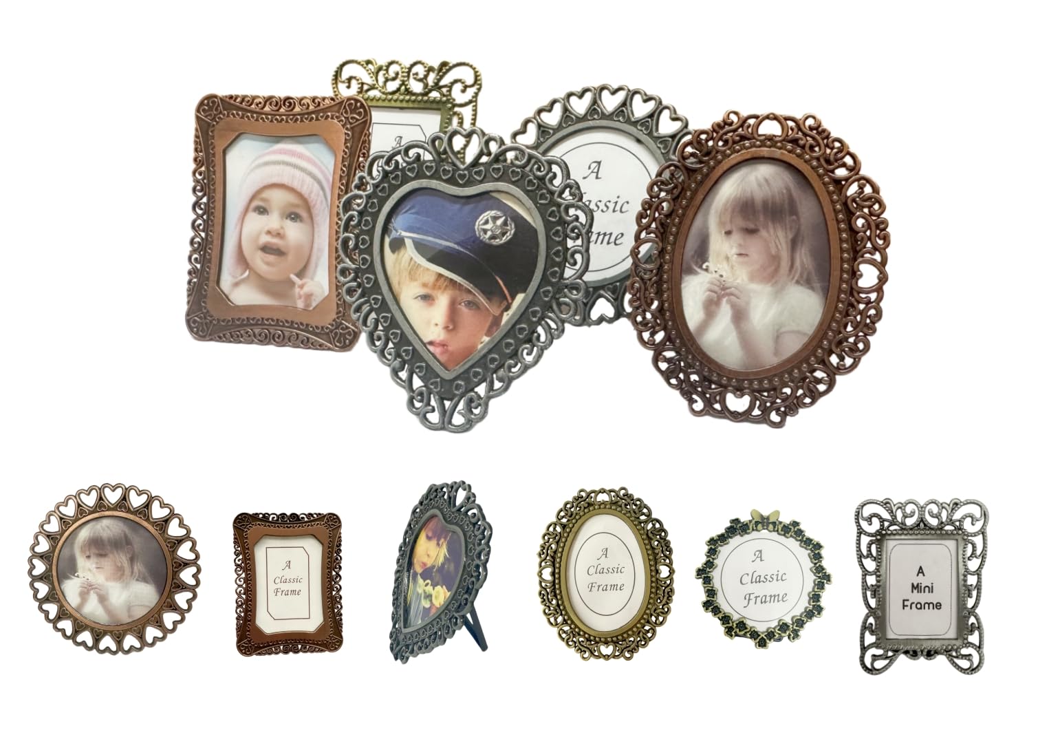 Amazon.com - Pofectsty 6 Pcs One-Inch Vintage Picture Frame,1