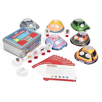 Seaside Activity Tin Set for Bee-Bot & Blue-Bot Classroom Coding Activities