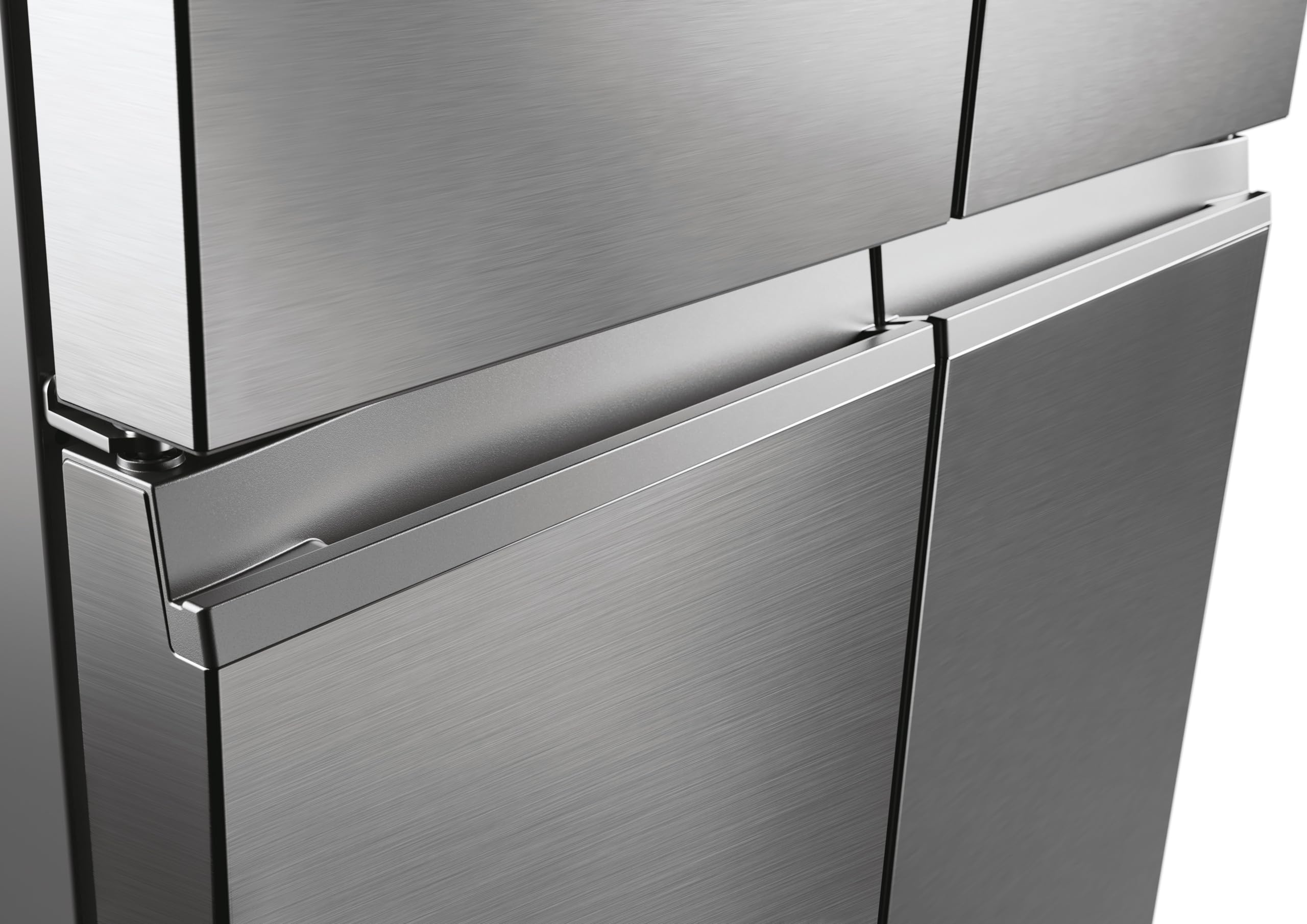 Haier CUBE 83 SERIE 5 HCW58F18EHMP Frigorifero Frigorifero/Total No Frost/Smart Hon-App/Dispenser Acqua & Macchina per cubetti di ghiaccio/ABT Pro/HumidityZone/MySwitchZone/Acciaio inossidabile