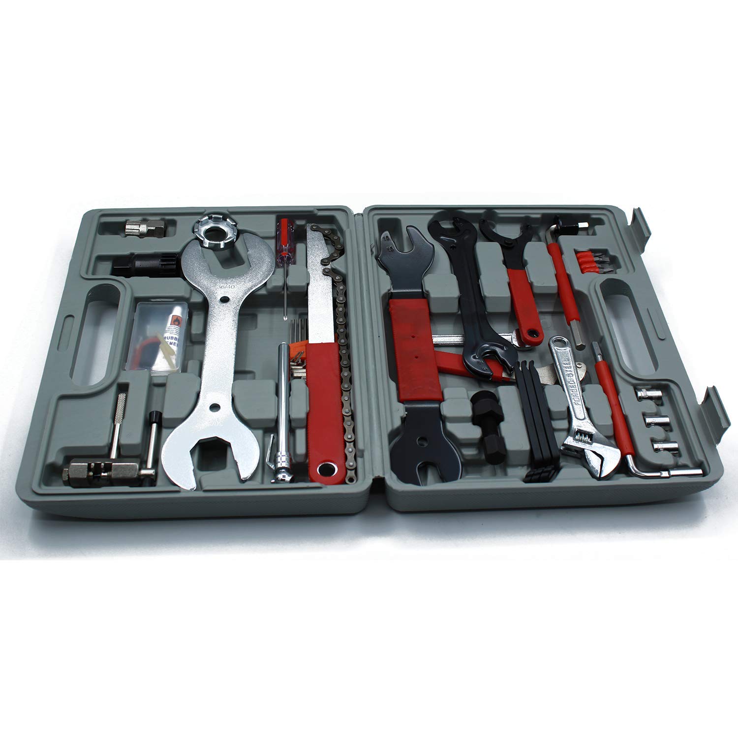 Colouredpeas Bike Repair Tool Kit Maintenance Set 26 44 Pieces