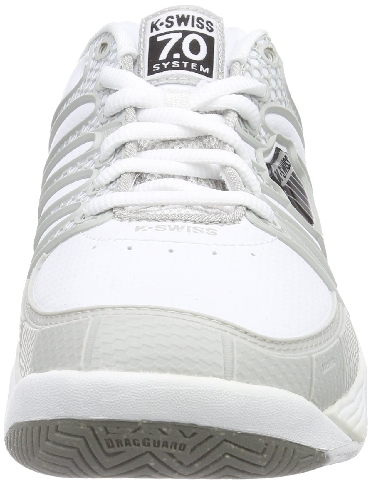 K-Swiss KS Tfw Defier DS-Wht/Ltgry/Rspbrryrse, Zapatillas de Tenis Mujer