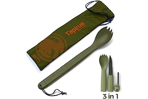 Tapirus Spork Tactical Green: Unparalleled Multipurpose EDC Essential for Outdoor Enthusiasts