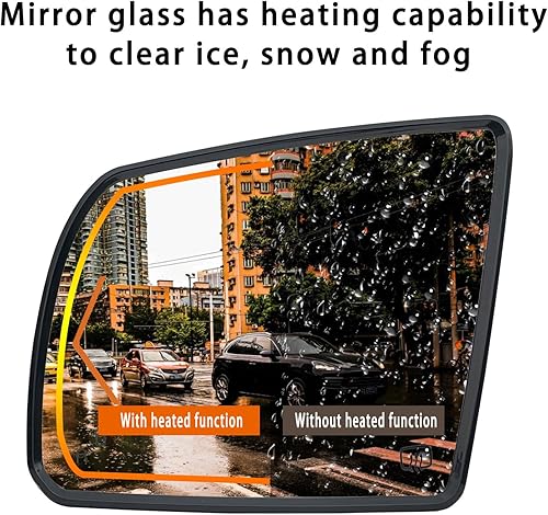 Miniatura 7 de Sistema de detección de puntos ciegos con calefacción en el lado del conductor para Toyota Sequoia 2008-2017 2007-2020 Toyota Tundra Espejo lateral