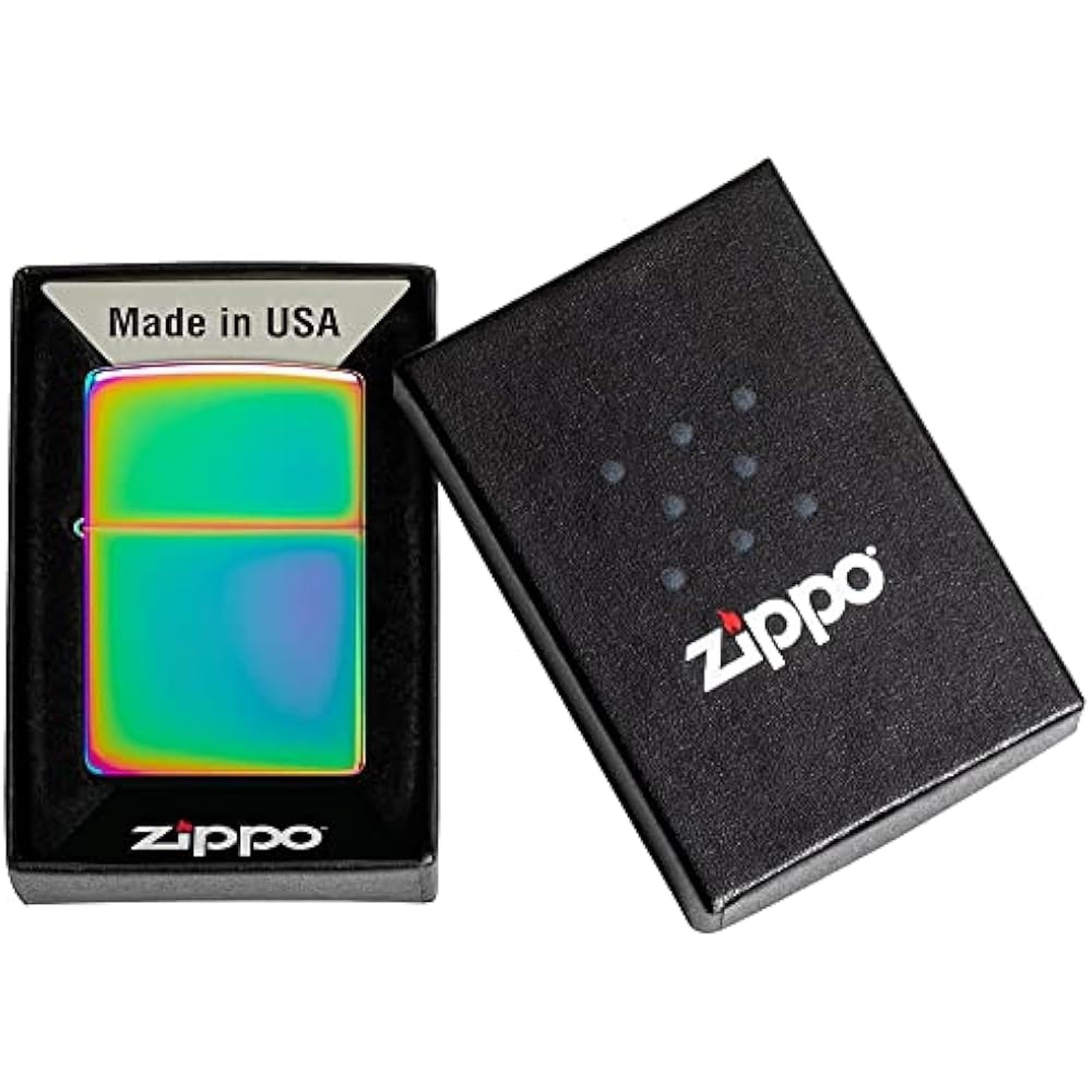 Zippo Sturmfeuerzeug - Multicolor mit seitlicher Flammengravur - Nachfüllbar - Wiederverwendbar - Windfestes Design - Geschenkbox - Made in USA - Amazon Exclusive – Bild 7