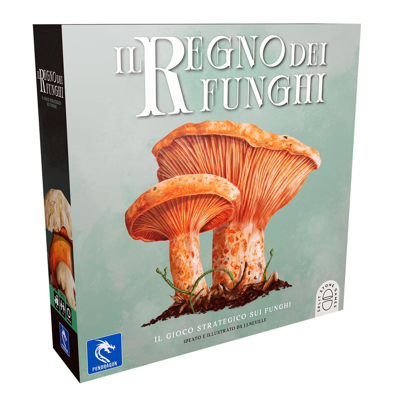 Pendragon - Il Regno dei Funghi - Edizione italiana - Gioco da tavolo, Età 10+,1-4 Giocatori
