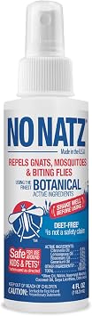 Botanical Insect Repellent, DEET-Free, Made with Natural Essential Oils, Non-Greasy Formula, Made in the USA, Fresh Scent, 4 Ounce Spray Bottle