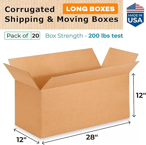 Miniatura 334 de Cajas para envío IDL Packaging - B-1266-5 de cartón corrugado, tamaño pequeño, de 12 pulgadas de largo x 6 pulgadas de ancho x 6 pulgadas de alto