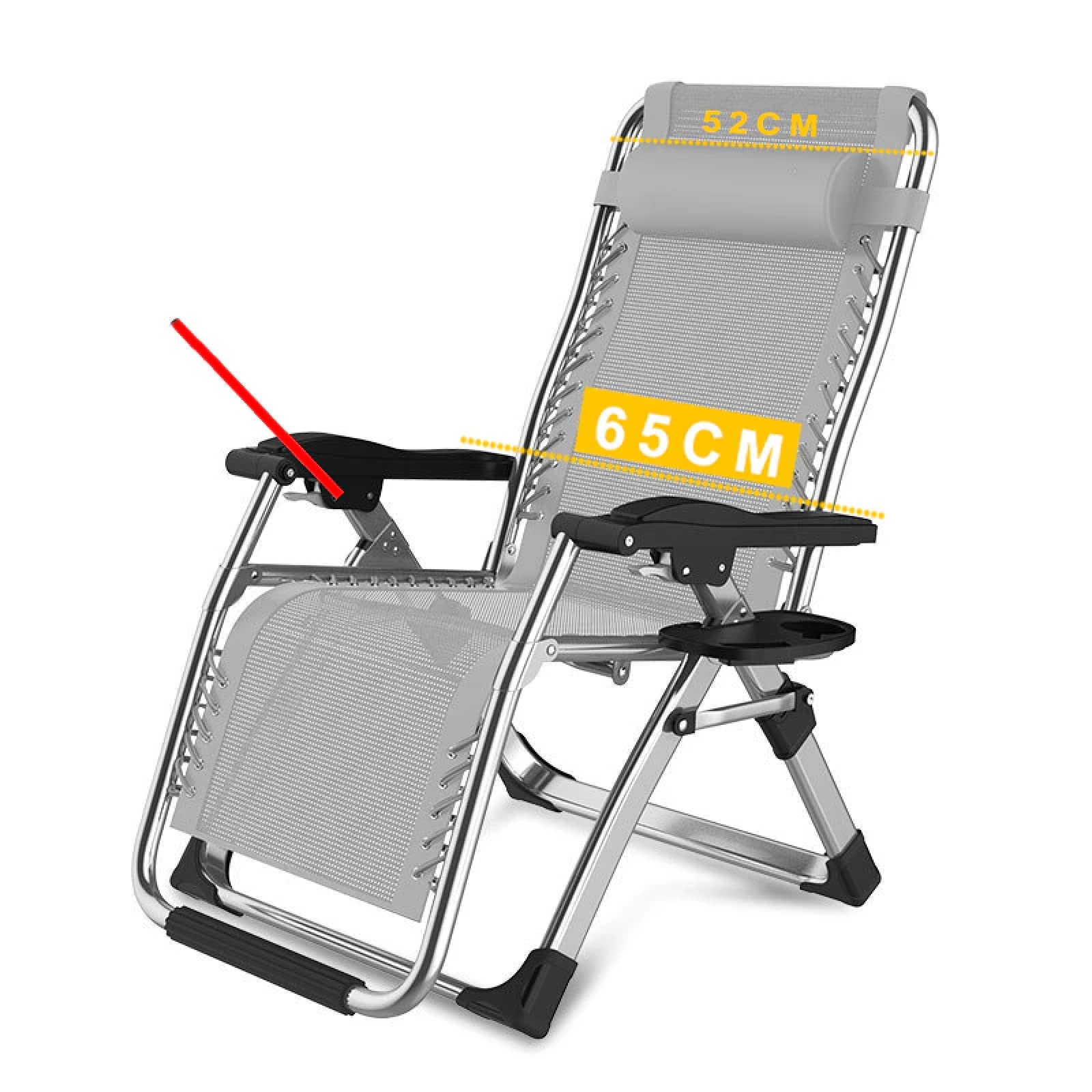 Chaises longues gravité zéro pour votre jardin et votre plage en été tranquille