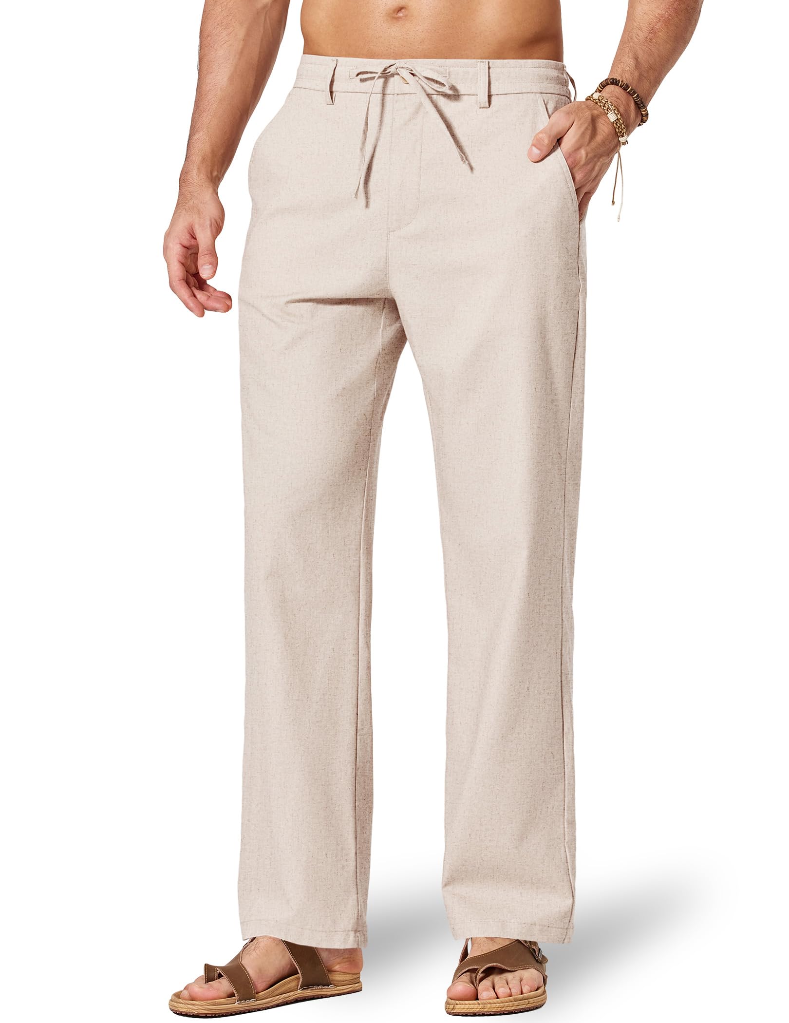 COOFANDY Linen Pants