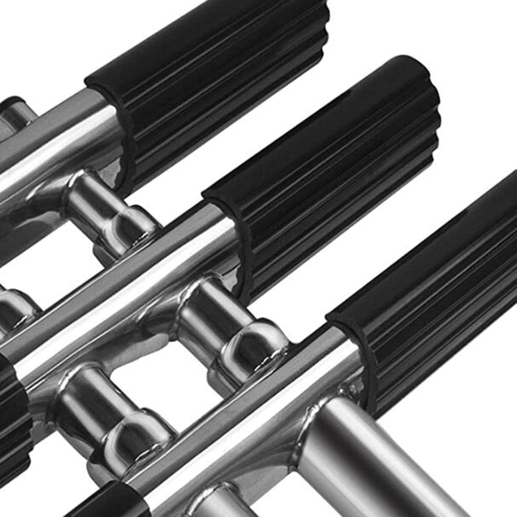 ZALTAS Heavy Duty 3 Steps Boat Marine Dual Vertical Telescoping Tube Tubo in Acciaio Inox Sport Subacqueo Scaletta con Montatura Scala Rimovibile per Barca Marina Yacht PIS 3 Step