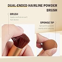 Vista 6 de Tinte de cabello para retoque de raíz, fibras de cabello para cabello fino, polvo de línea capilar libre de crueldad, retoque instantáneamente