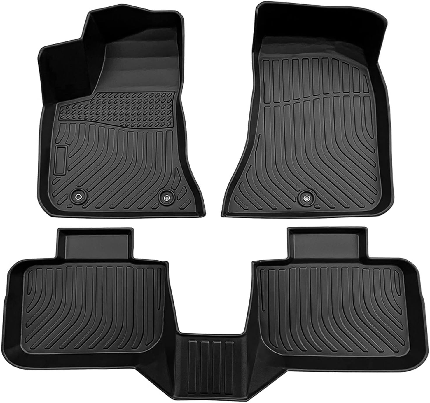 Cartist Custom Fit for Floor Mats 2011-2023 Dodge Charger RWD/Chrysler 300 RWD (NOT for AWD) All Weather Floor Liners 2 Row Heavy Duty TPE Odorless