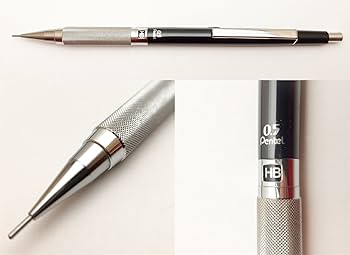 貴重 美品！ぺんてる PG15 05 シルバー シャープペンシル 本体 貴重 美