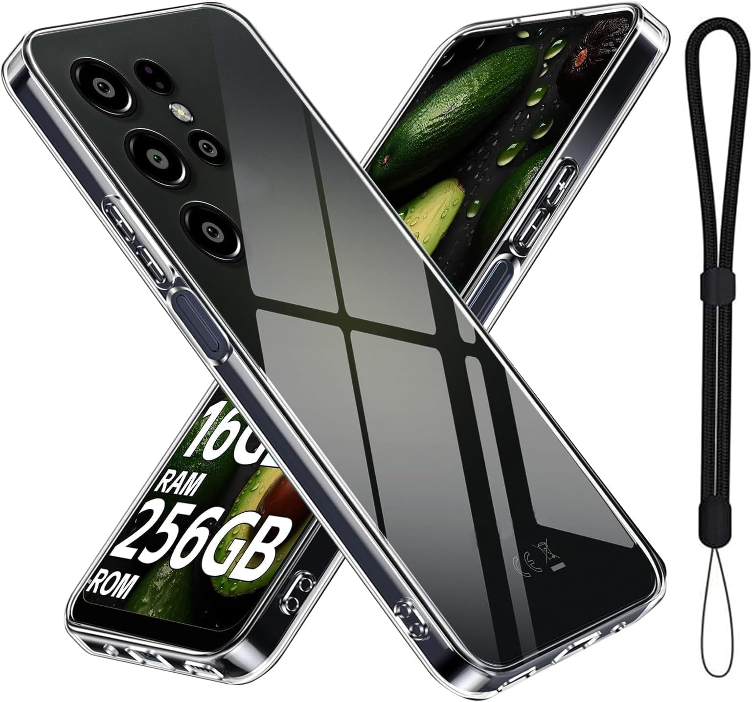 For DOOGEE Note56X/Note56X Pro Case, Protective Cover, Clear [ZENGZOUZ] TPU Case, Thin, Ultra Lightweight, Scratch Resistant, Full Protection, Soft Touch, Anti-Fingerprint (Clear)
