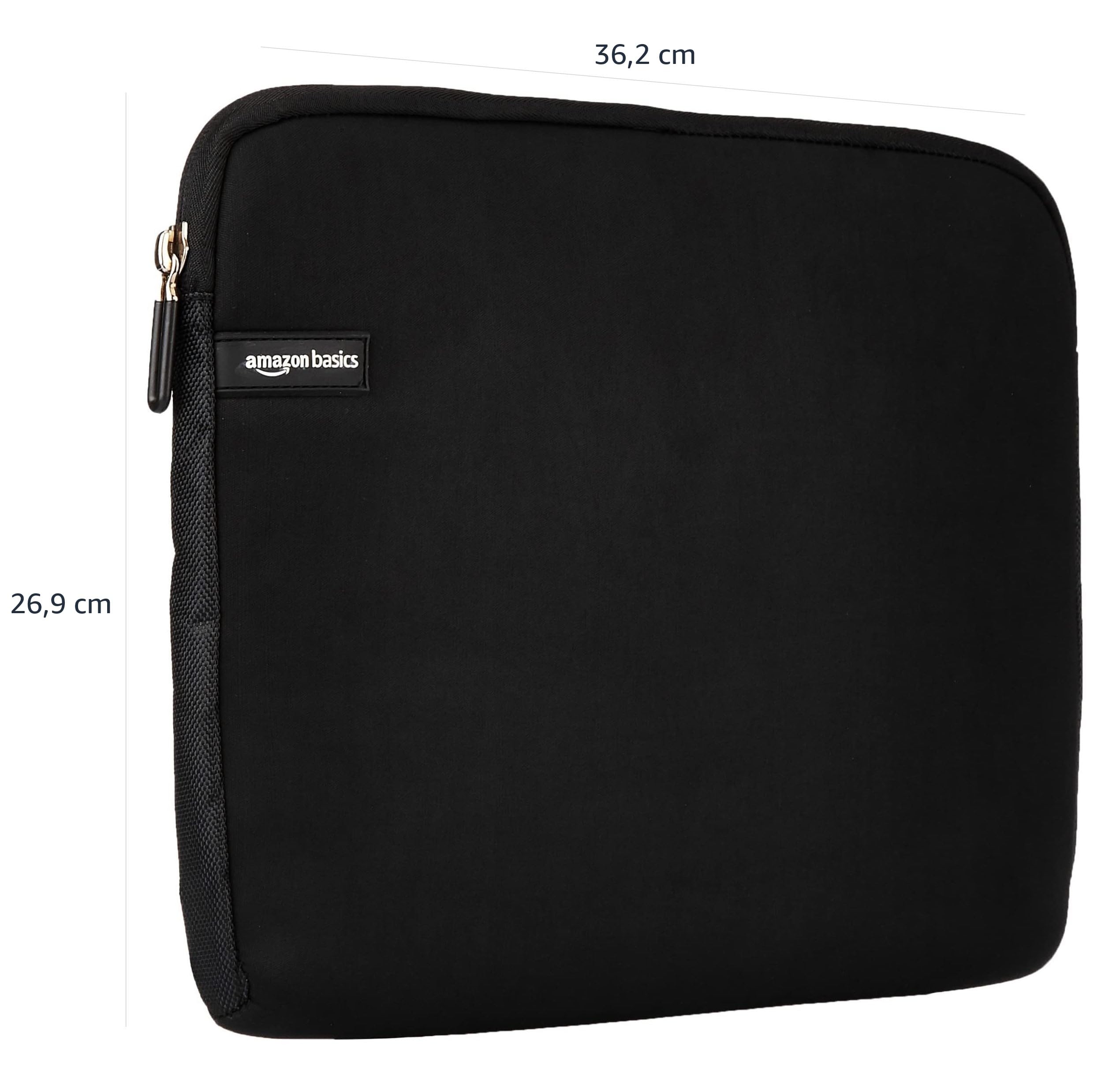 Amazon Basics Housse Ordinateur Portable 14 Pouces Noir