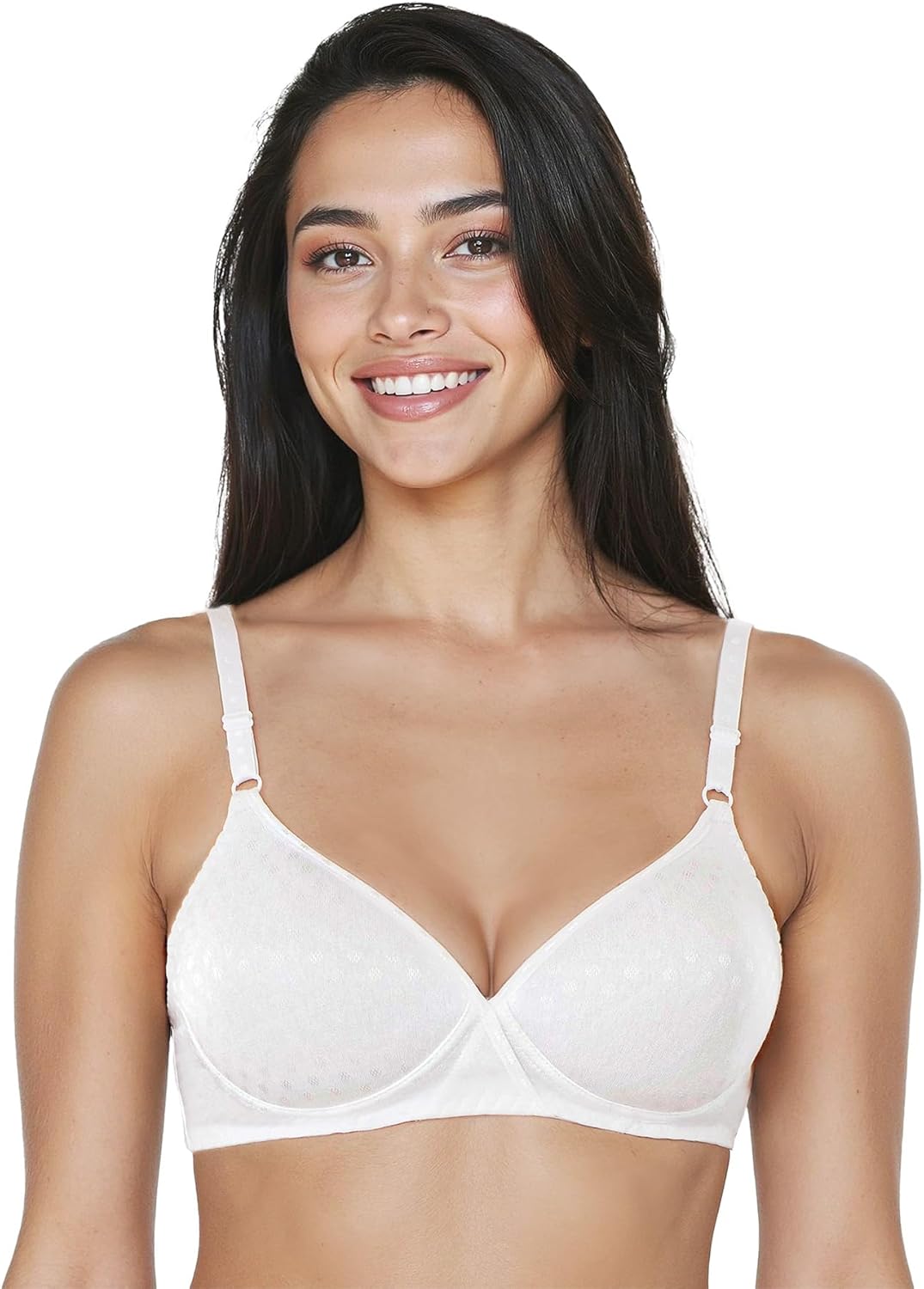 Bestform Womens 5006238 Patterned Wireless Cotton Bra with Light Padding