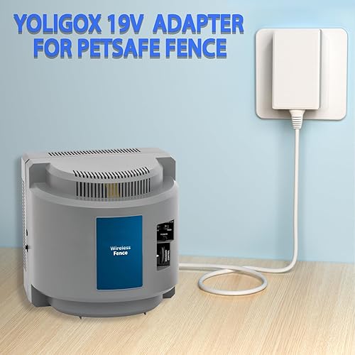 Miniatura 2 de Adaptador de CA de 19 V compatible con PetSafe WirelessFence Cable de alimentación compatible con PetSafe IF-100 PIF-300 300-034 RFA-443 IF-101