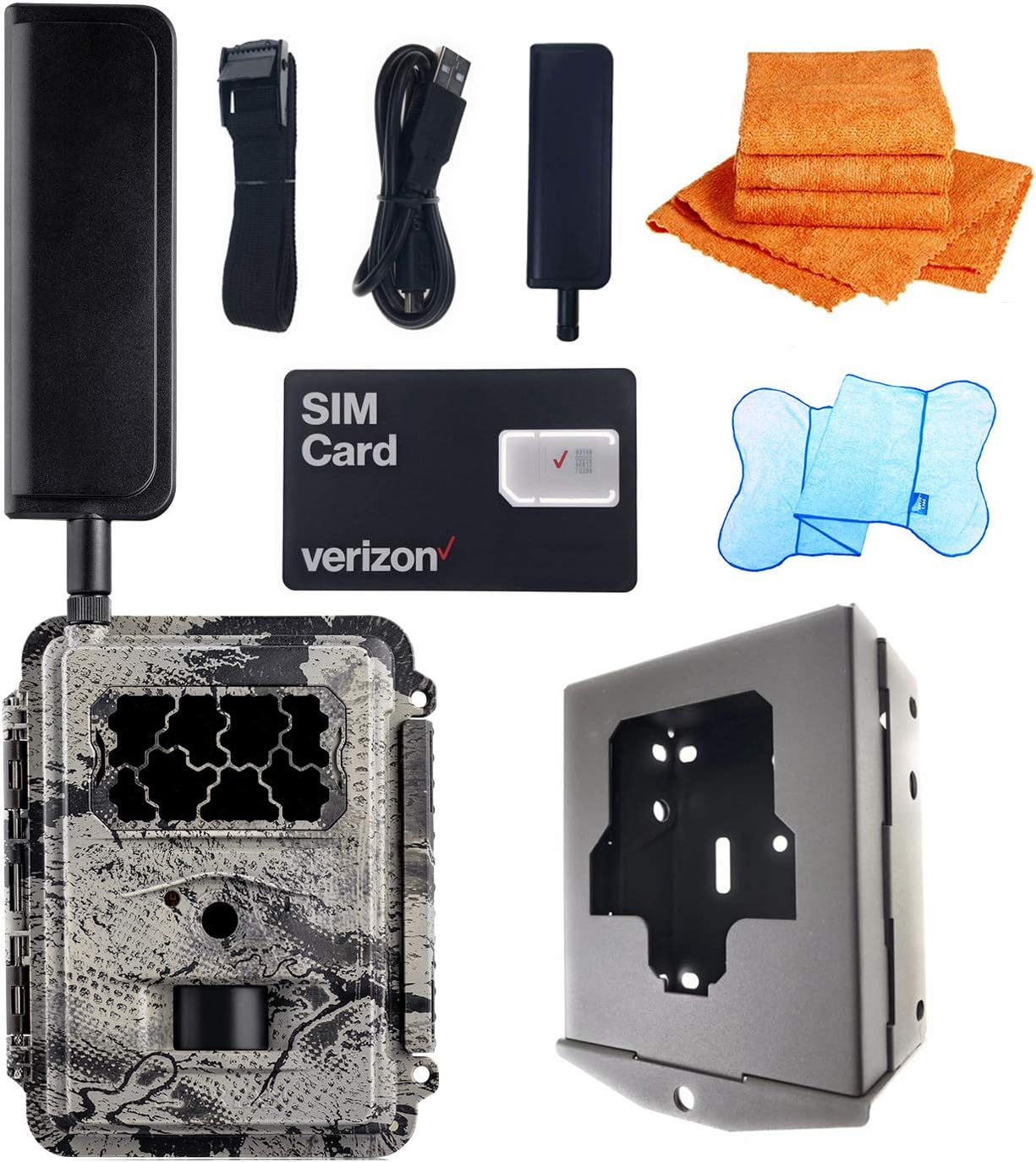 Super Deal Product Spartan GoCam with Security Box (Pick a Right Carrier for Your Need) (Verizon 4G Blackout Flash)