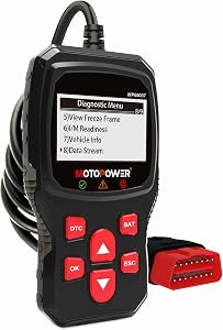 MOTOPOWER MP69037 Car OBD2 Scanner Code Reader Engine Fault Code Reader Scanner CAN Diagnostic Scan Tool for All OBD II Protocol Cars