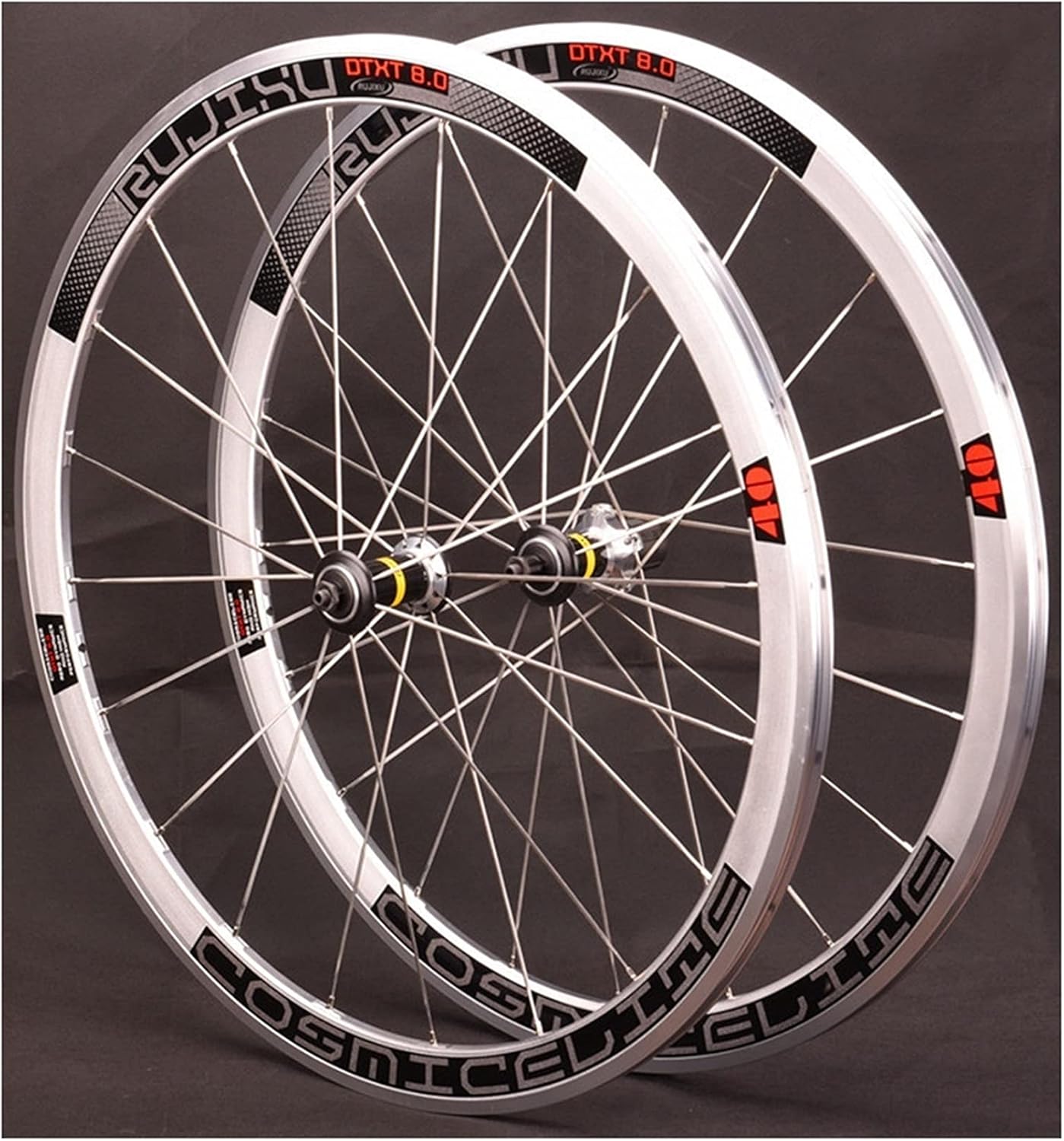 RUJIXU Road Bike Wheelset 700c DoubleLayer Rim 20H for 7 8 9 10 11 Speed Cassette