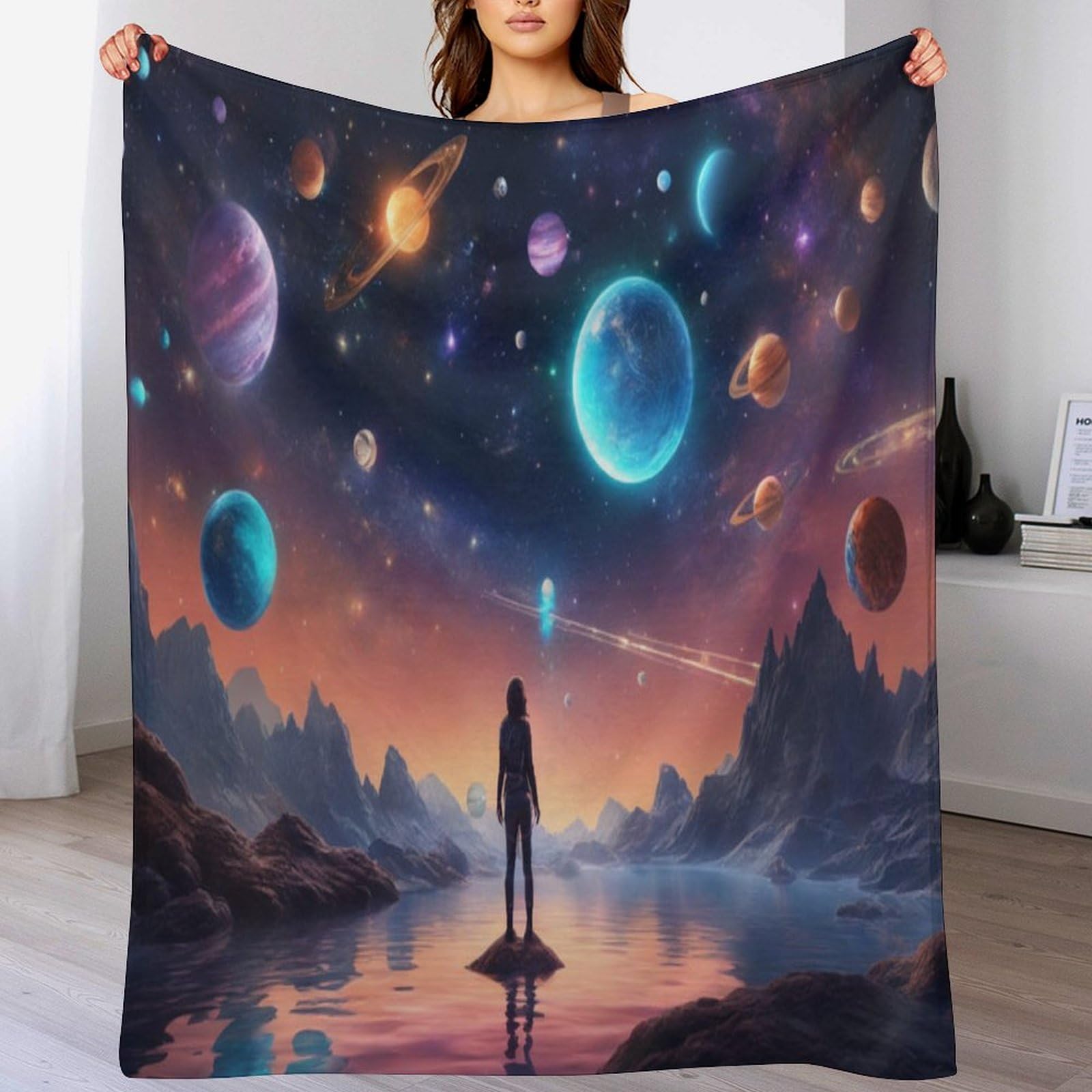 Couverture lourde hypoallergénique et respirante en flannel douce 150x200