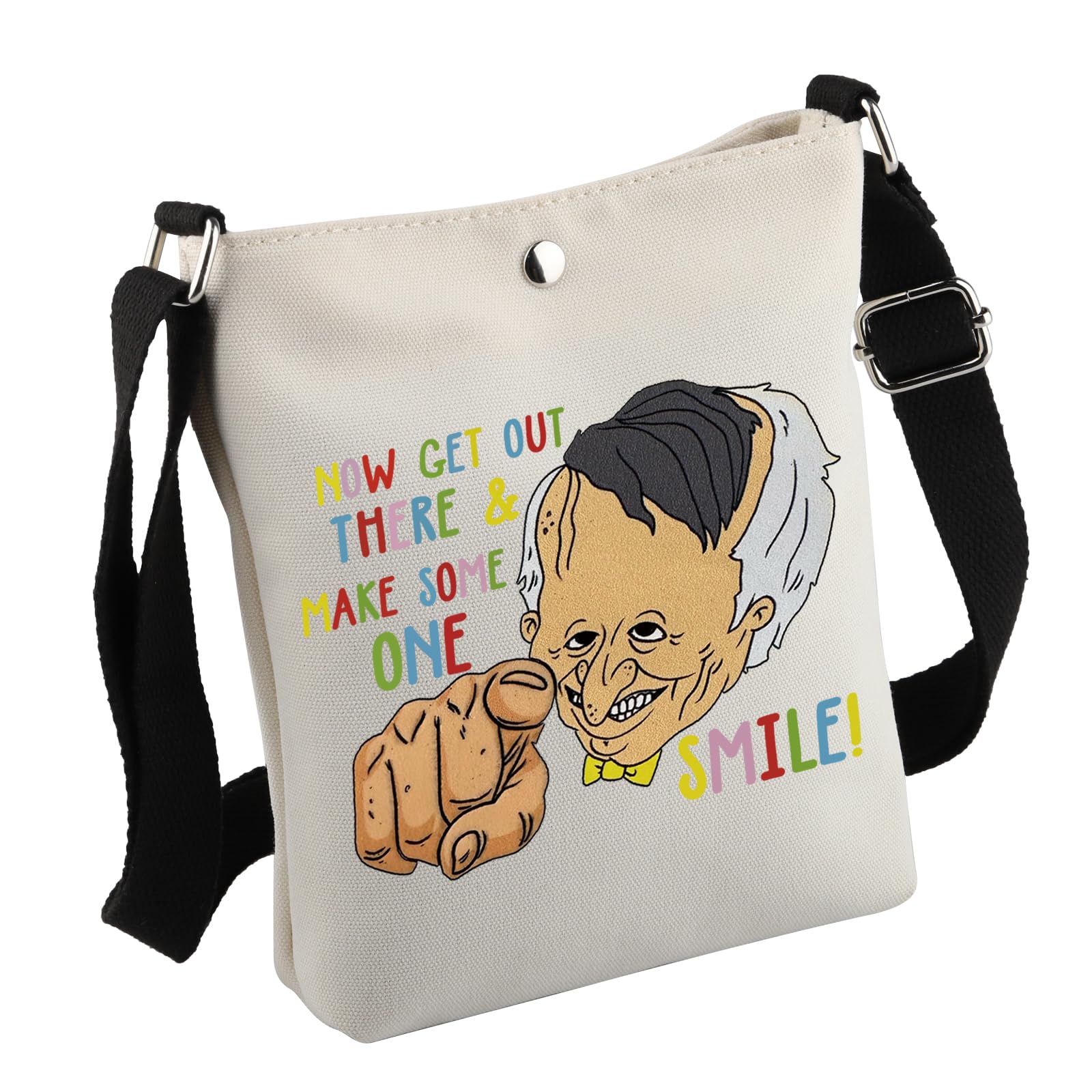 MNIGIU Smiling-F Cartoon Inspired Gift Boss Crossbody Bag Smiling-F Lover Gift Smiling-F Merch For Boss Fans